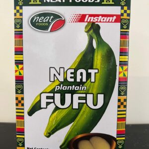 neat plantain fufu